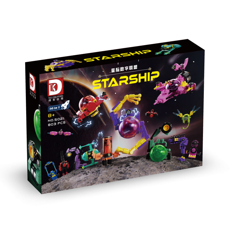 starship 14 in 1 - star digital alliance 803 pcs | dk 5021 - 4