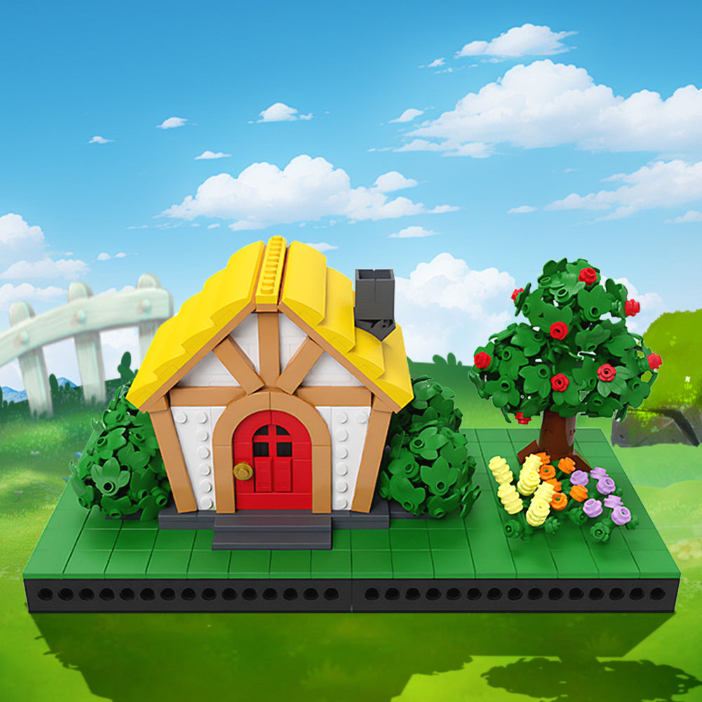 starter house building set | animal crossing | moc-177757 - 1