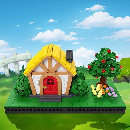 starter house building set | animal crossing | moc-177757 - 1