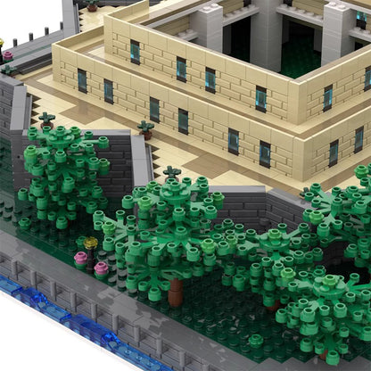 statue of liberty base building set for lego 21042 | moc-49317 - 3