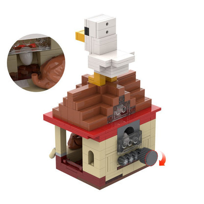 steve's lava chicken building set | minecraft | lego compatible - 9