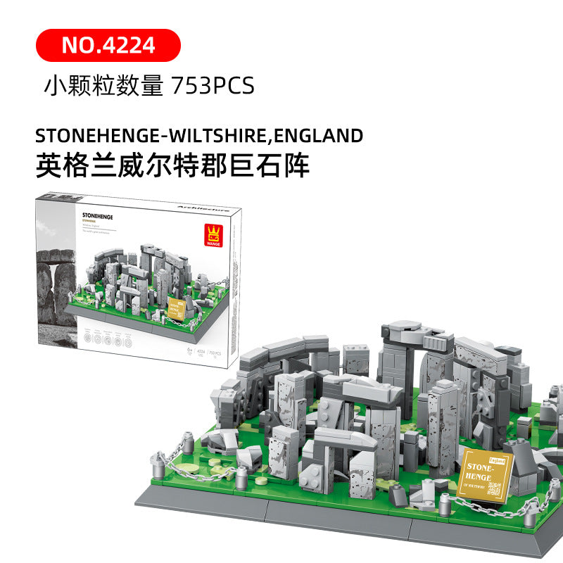 stonehenge, wiltshire, england - building blocks set - wange bricks - 3