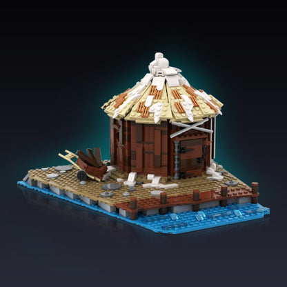 storage hut building set | viking village expansion | moc-191948 - 1