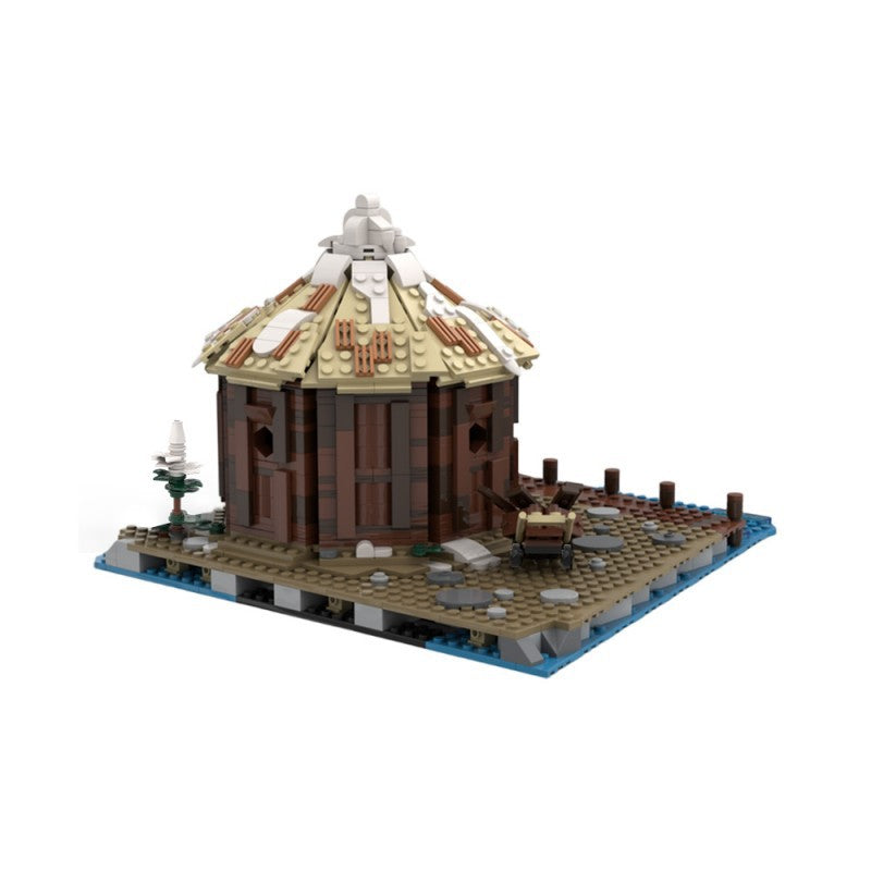 storage hut building set | viking village expansion | moc-191948 - 3