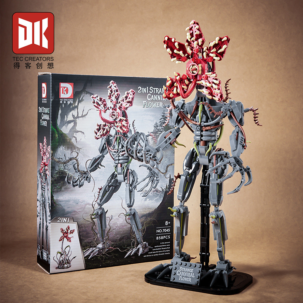 strange cannibal flower - 858 pcs | dk 7045 - 1