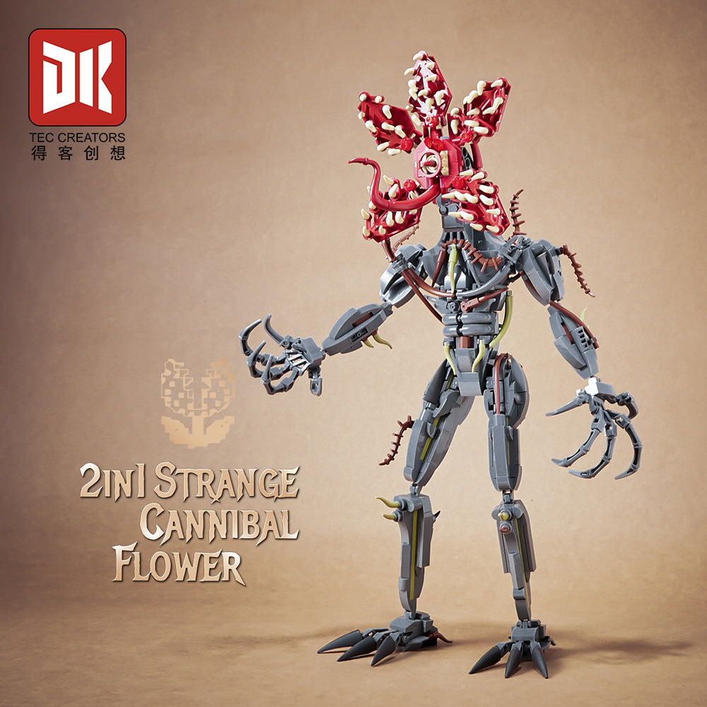 strange cannibal flower - 858 pcs | dk 7045 - 6