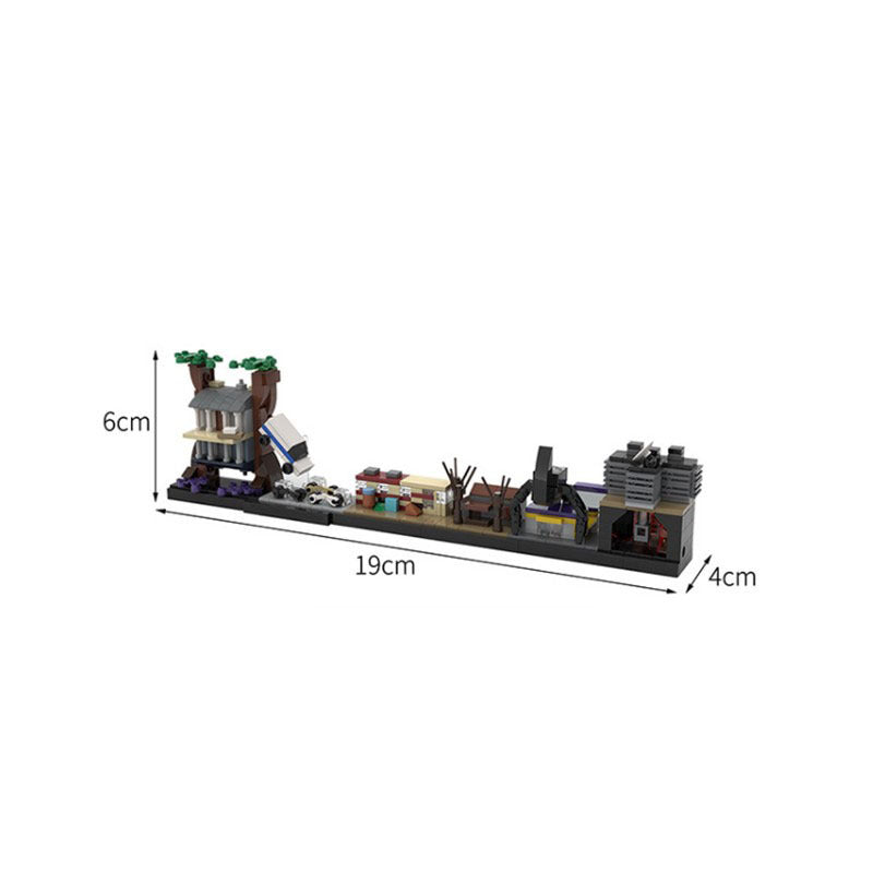 stranger things skyline architecture | moc-26283 - 1