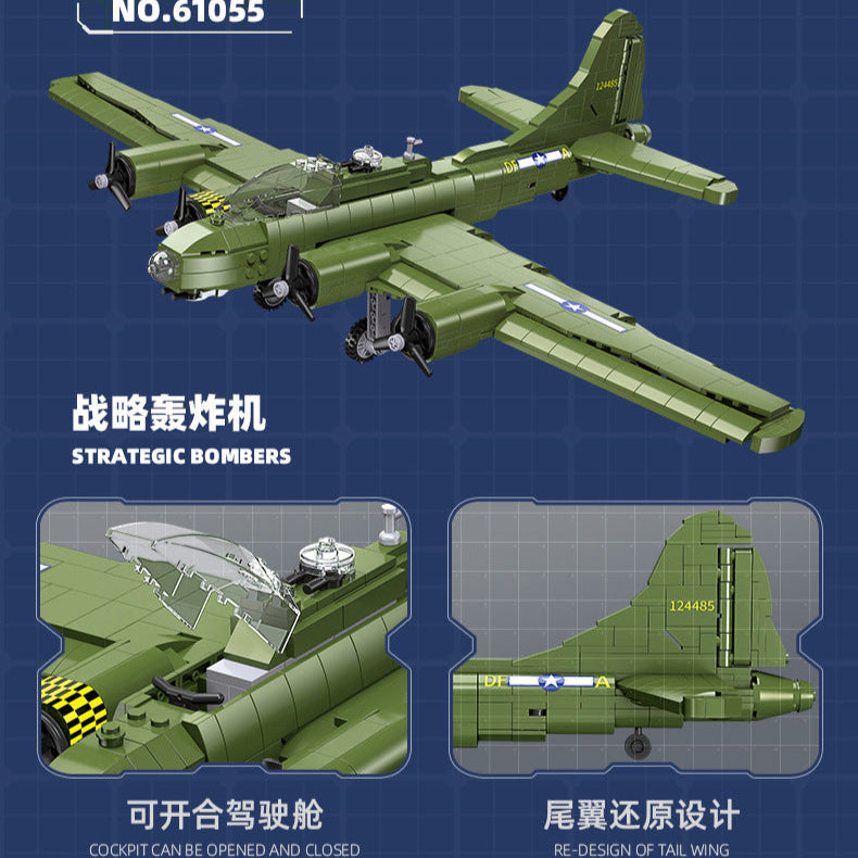 strategic bombers armed forces - jiestar 61054  61055 - 8