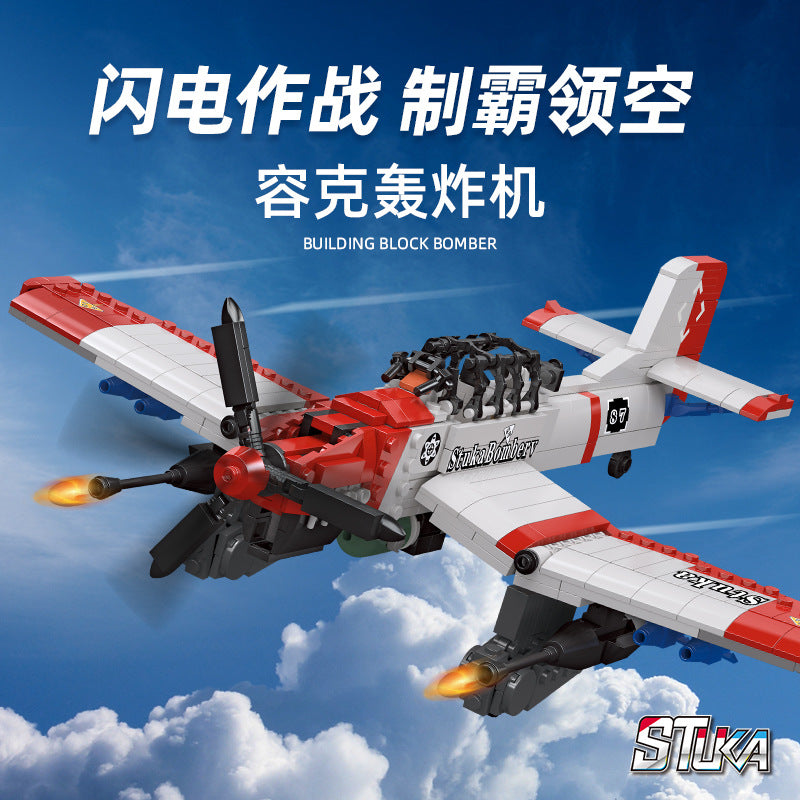 stuka bomberv junker bomber - 649 pcs | jiestar 61045 - 1