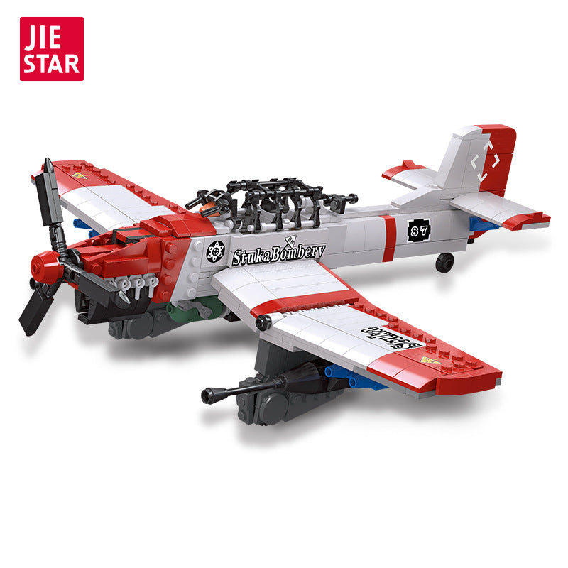 stuka bomberv junker bomber - 649 pcs | jiestar 61045 - 4