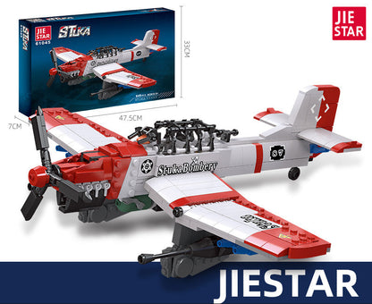 stuka bomberv junker bomber - 649 pcs | jiestar 61045 - 5