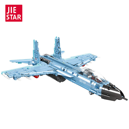 su-35 glory mission warplane - 707 pcs | jiestar 58122 - 4