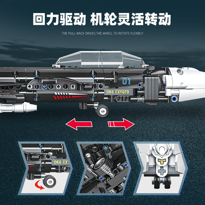 su-47 fighter aircraft building ki t- 663 pcs | jiestar 58138 - 2