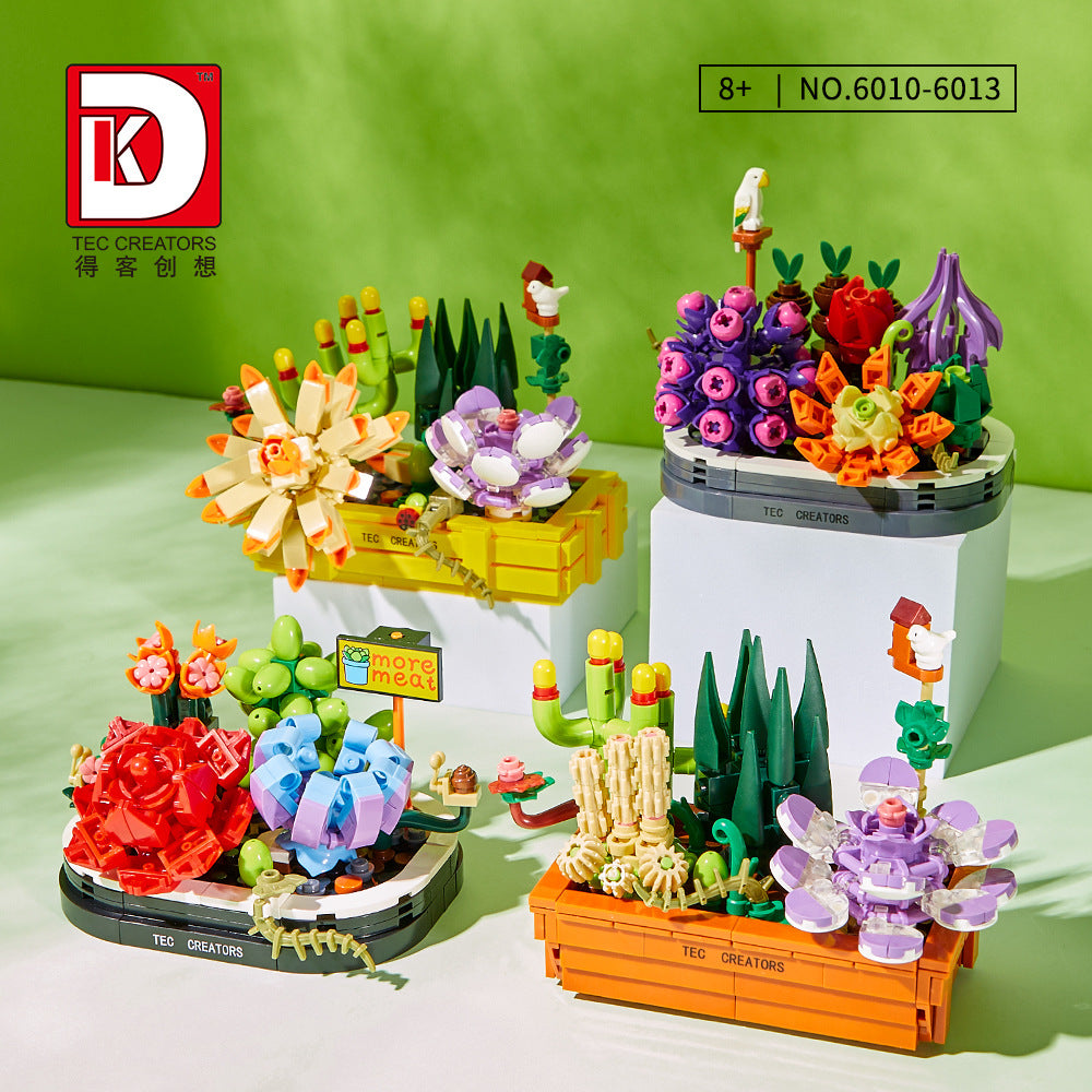 succulent plant potted series - 288 pcs | dk 6010 - 2