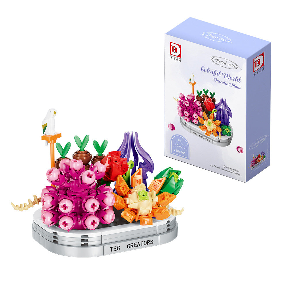 succulent plant potted series - 288 pcs | dk 6010 - 5