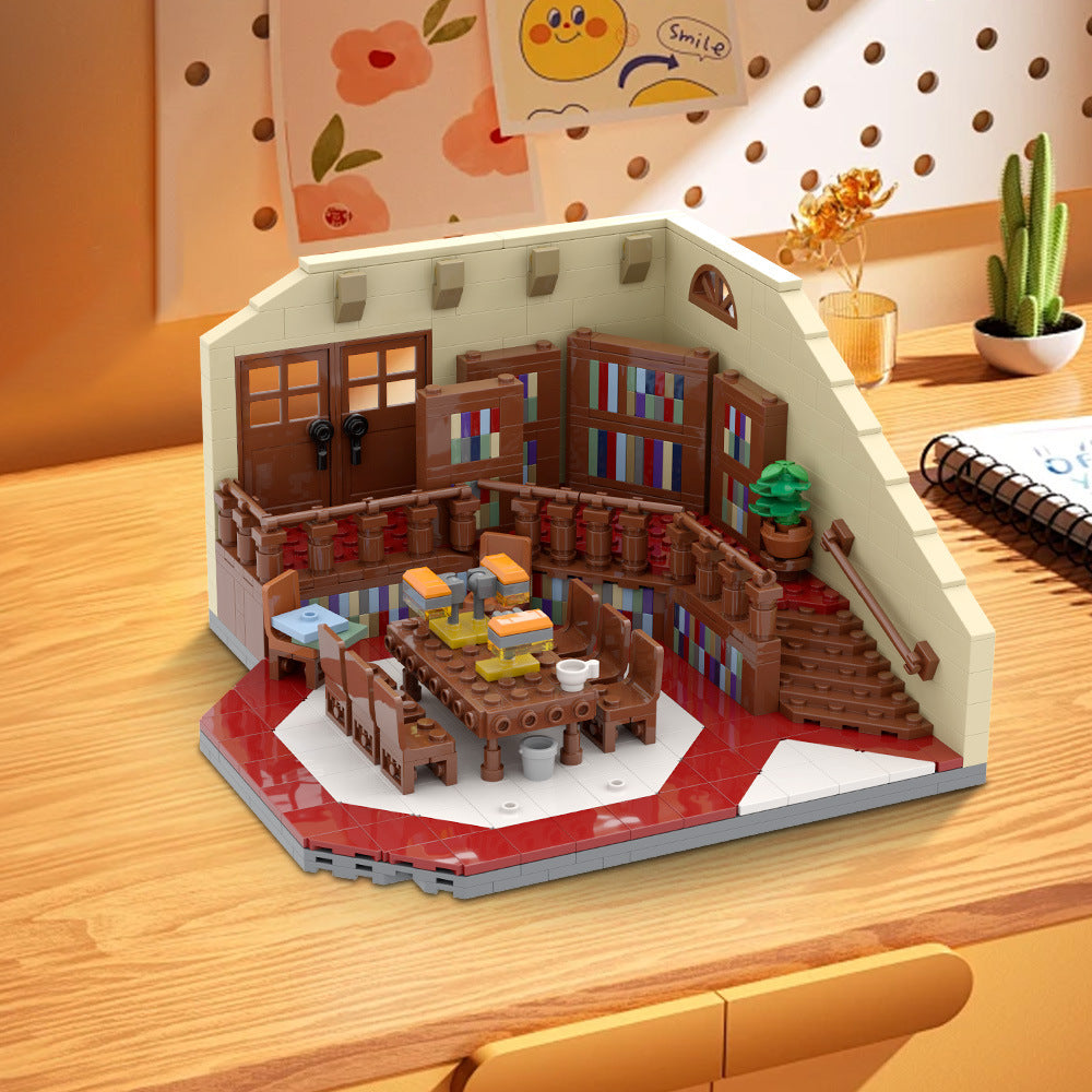 sunnydale high school library building set | buffy the vampire slayer | moc-99148 - 1