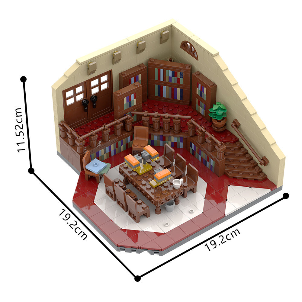 sunnydale high school library building set | buffy the vampire slayer | moc-99148 - 4
