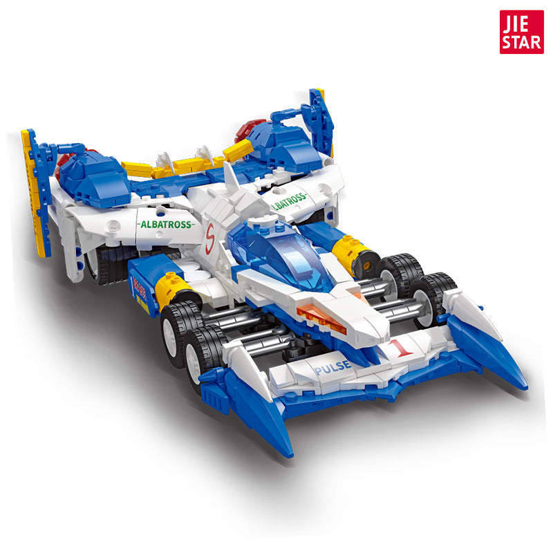 super asurada skf-11 racing car building kit | jiestar 9169 - 4