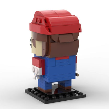super mario brickheadz building set | moc-40648 - 2
