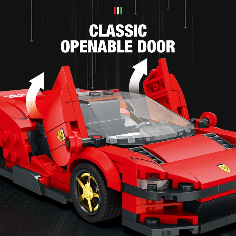 supercar sp3 building block racing car - reobrix 11027 - 4