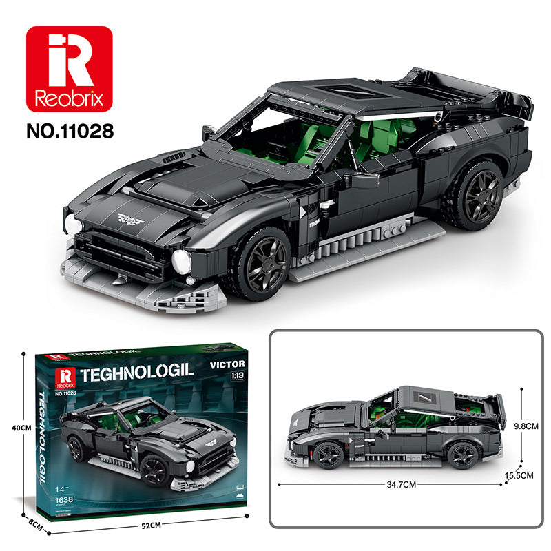 supercar victo  racing building block - reobrix 11028 - 6