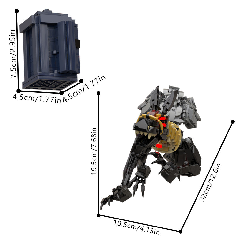 sutekh and tardis building set | doctor who | moc-206042 - 3
