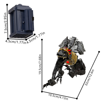 sutekh and tardis building set | doctor who | moc-206042 - 3