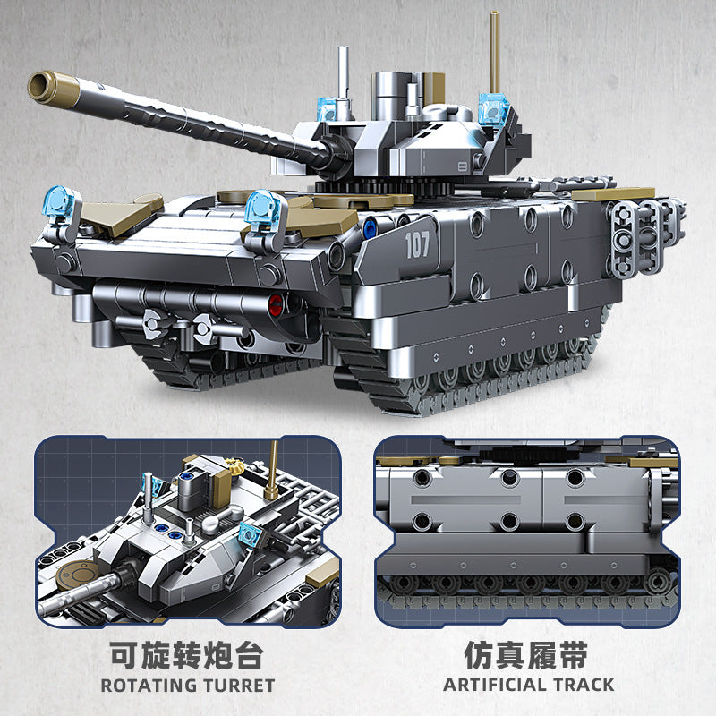 t-14 armata tank building set - 613 pcs | jiestar 58115 - 2