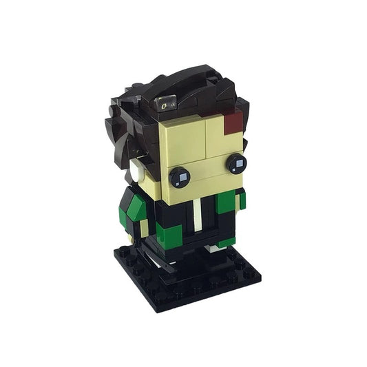 tanjiro kamado brickheadz building set | demon slayer | moc-54814 - 1