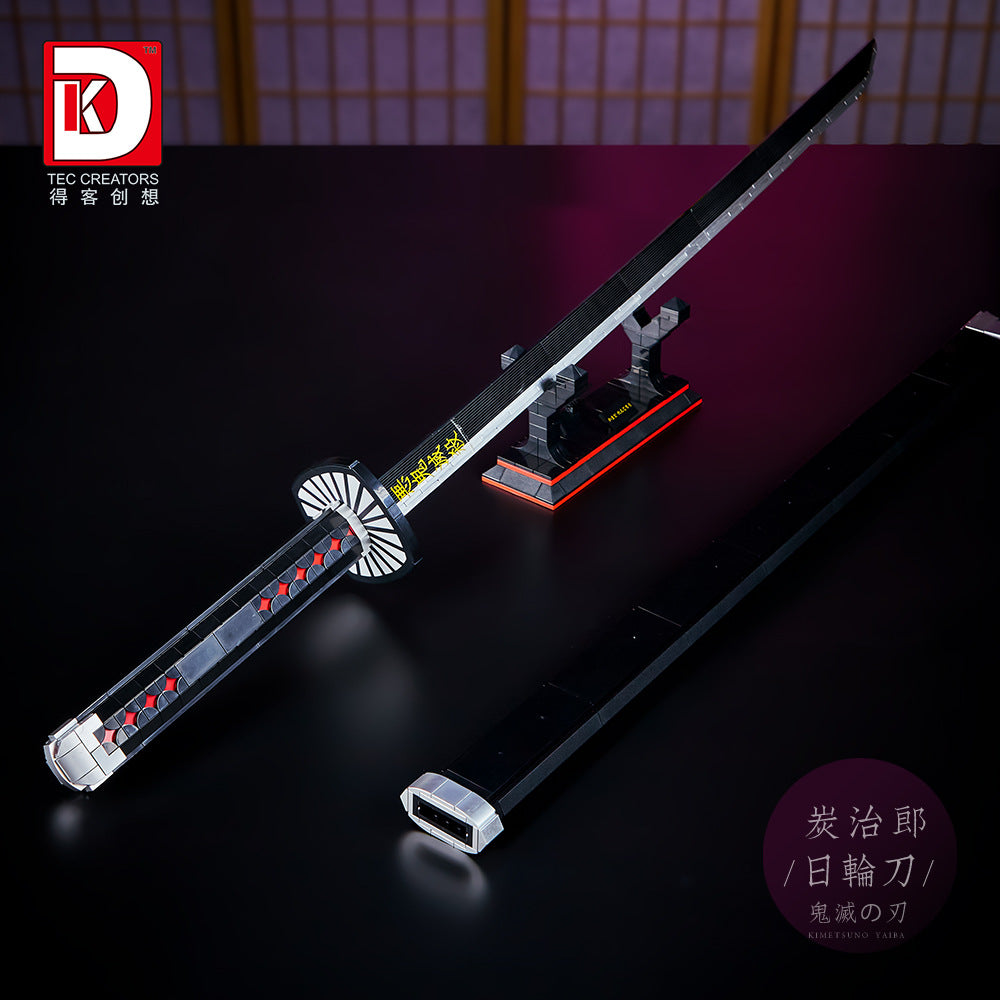 tanjiro's nichirin sword - kimetsu no yaiba | dk 1516 - 3