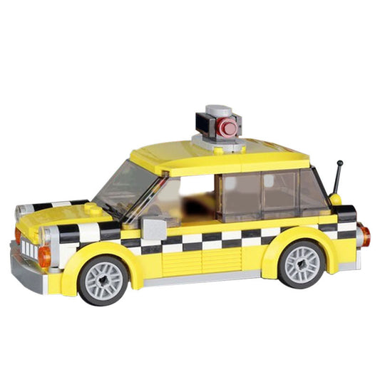 taxi building set | 6 studs wide | moc-47483 - 1
