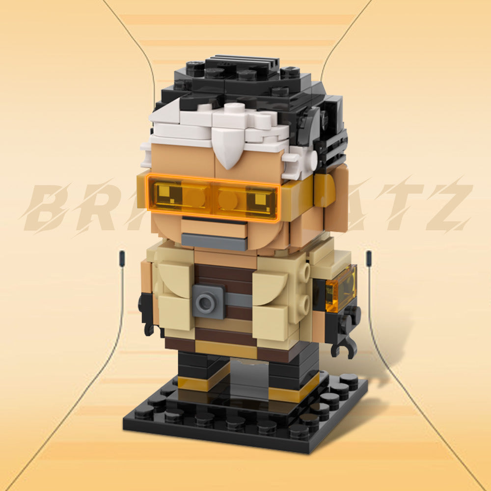 tejo brickheadz building set | valorant | moc-207023 - 1