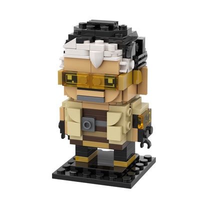 tejo brickheadz building set | valorant | moc-207023 - 2