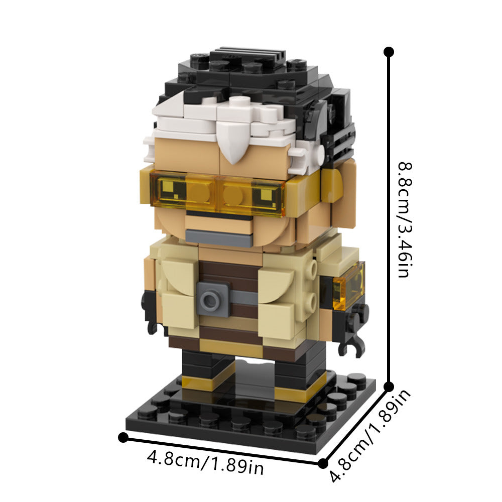 tejo brickheadz building set | valorant | moc-207023 - 4