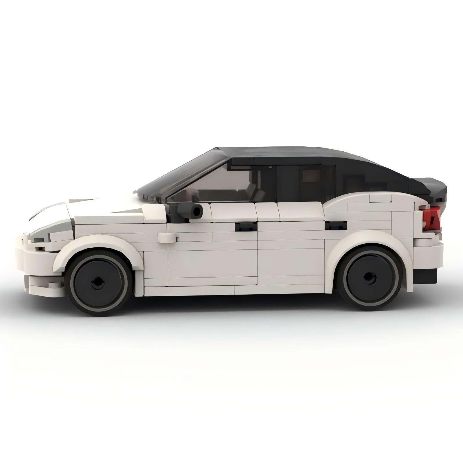 tesla model y white building set | moc-159260 - 4