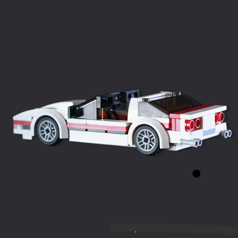 the a-team faceman's corvette c4 building set | moc-11247 - 1