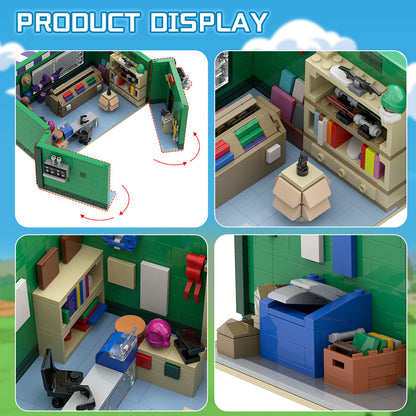 the android's dungeon & baseball card shop building set | the simpsons | moc-223229 - 3