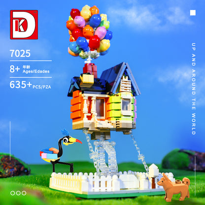 the balloon house from the movie up - 635 pcs | dk 7025 - 1