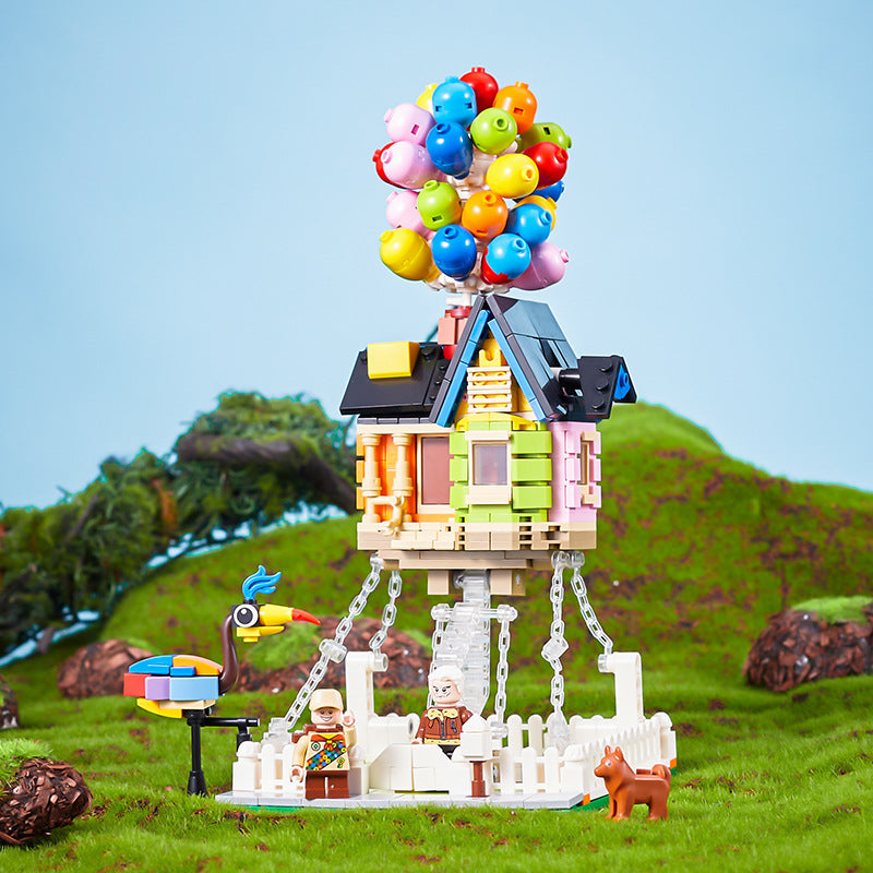 the balloon house from the movie up - 635 pcs | dk 7025 - 2