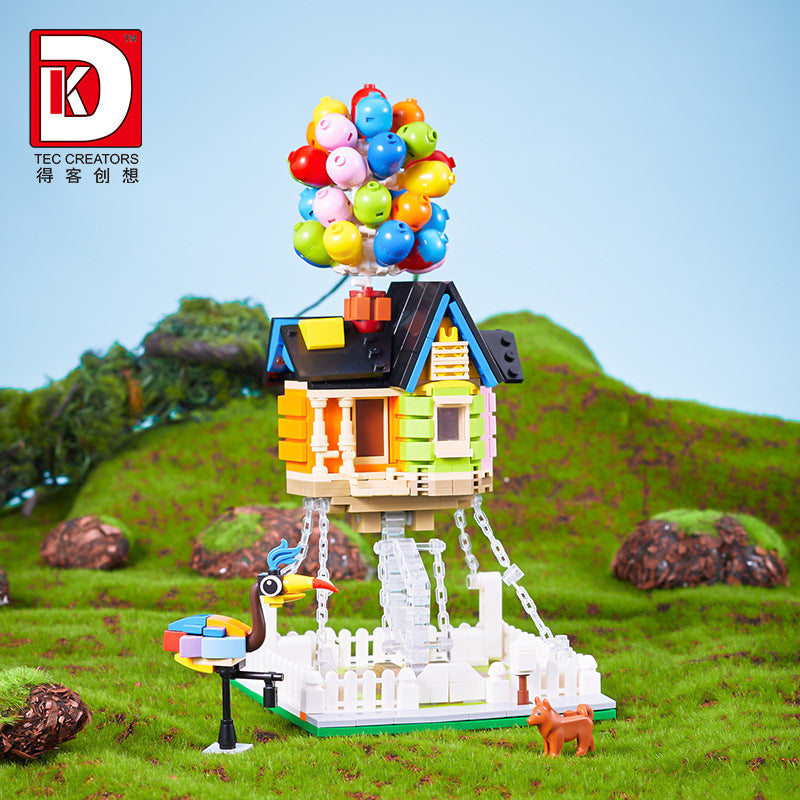 the balloon house from the movie up - 635 pcs | dk 7025 - 4