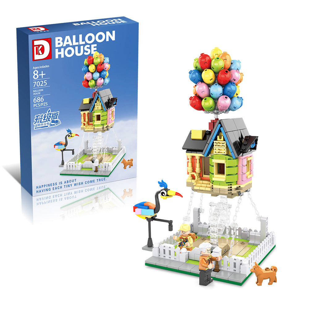 the balloon house from the movie up - 635 pcs | dk 7025 - 5