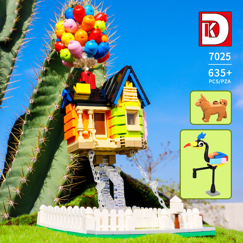 the balloon house from the movie up - 635 pcs | dk 7025 - 6