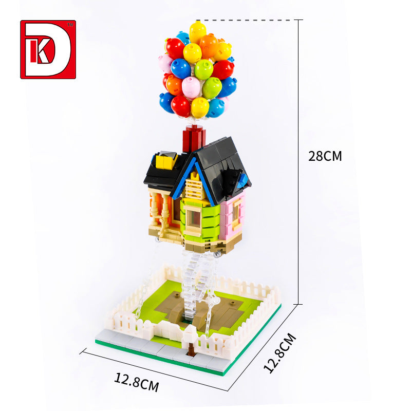 the balloon house from the movie up - 635 pcs | dk 7025 - 7