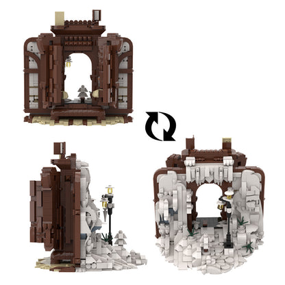 the chronicles of narnia wardrobe building set | lego compatible - 2