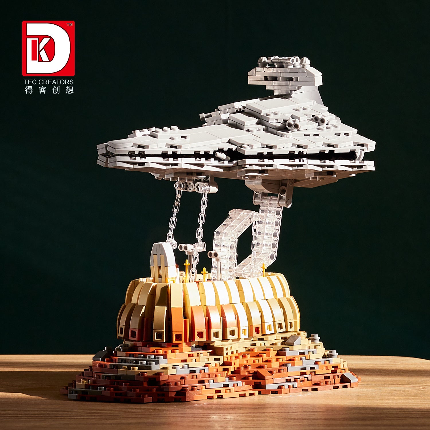 the empire over jedha city - 1563 pcs | dk 7010 - 2