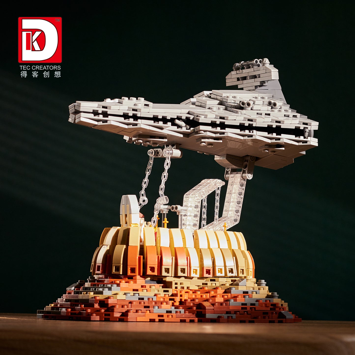 the empire over jedha city - 1563 pcs | dk 7010 - 4