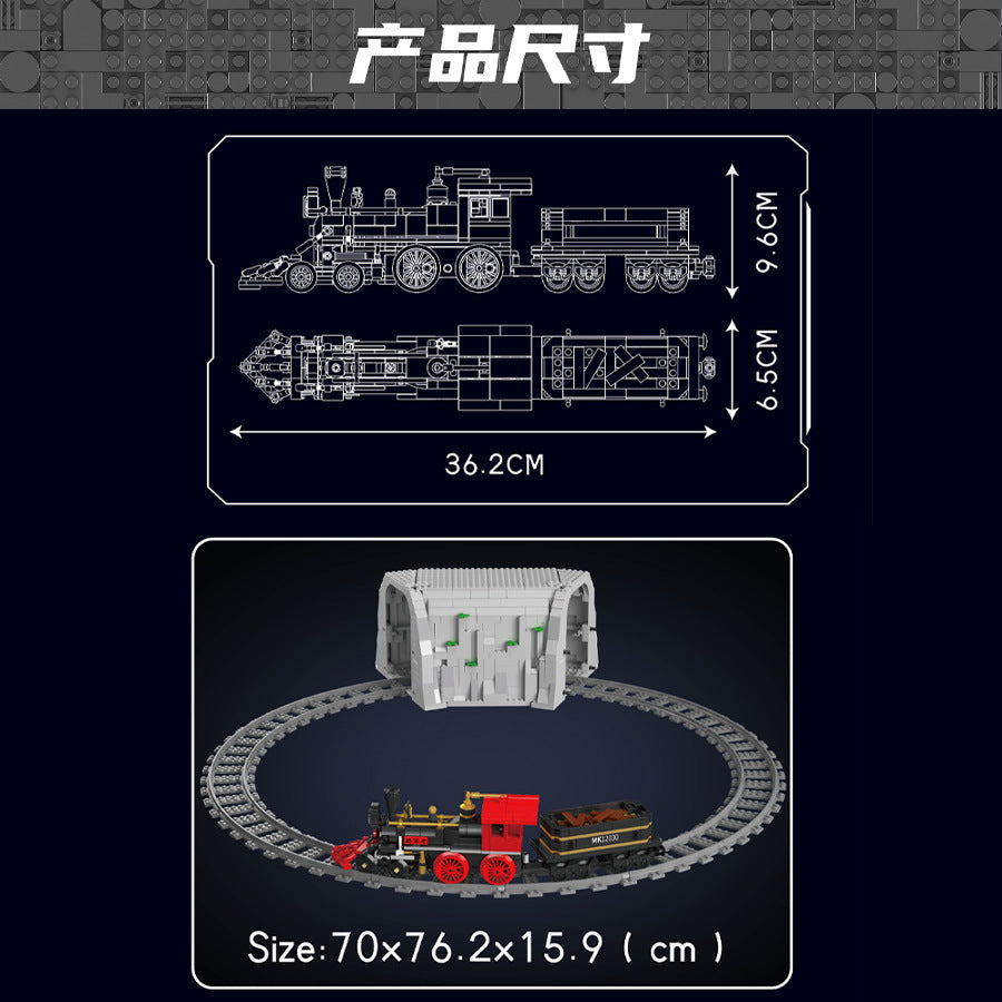 the general train & railway building set - 997 pcs | mouldking 12030 - 4