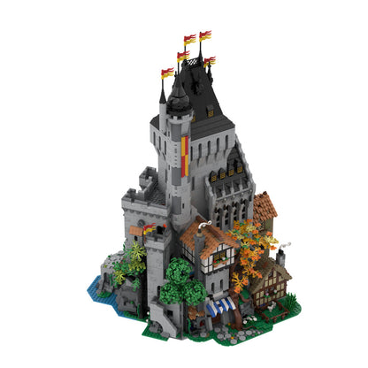 the lion knights' high tower building set | moc-189082 - 3