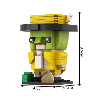the mask brickheadz building set | lego compatible - 3