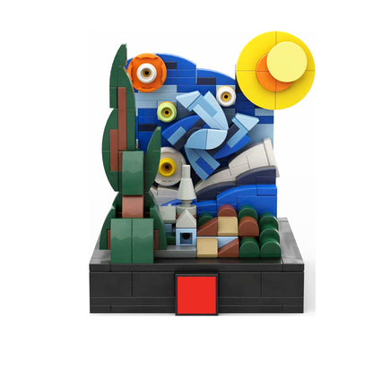 the mini starry night building set | moc-121920 - 2